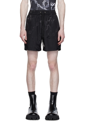 Han Kjobenhavn Black Jacquard Track Shorts