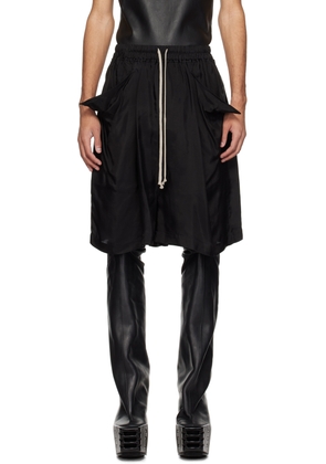 Rick Owens Black Lido Shorts