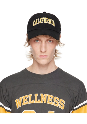 Sporty & Rich Black 'California' Cap