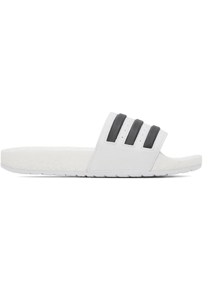 adidas Originals White Adilette Boost Sandals