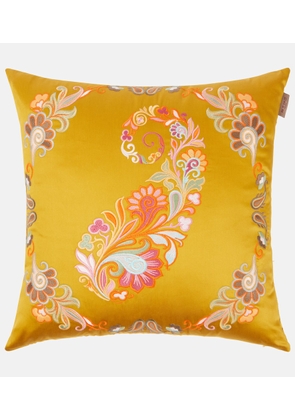 Etro Kentia embroidered cushion