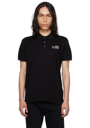 Dsquared2 Black 'Be Icon' Polo