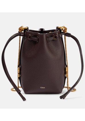 Chloé Marcie Mini leather bucket bag