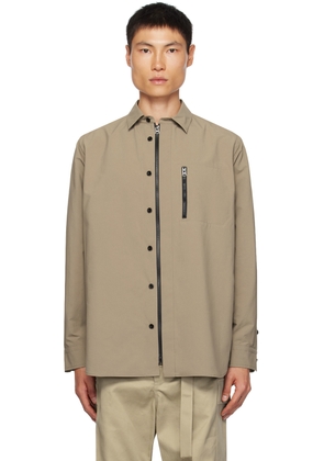 sacai Beige Matte Shirt