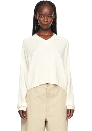 Loulou Studio Off-White Emsalo Sweater