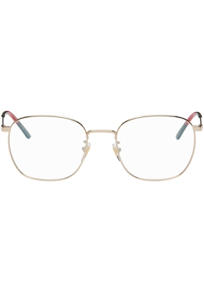 Gucci Gold Round Glasses