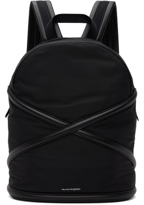 Alexander McQueen Black 'The Harness' Backpack