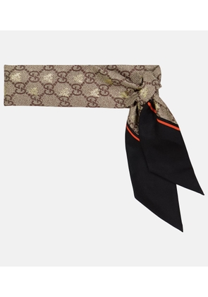 Gucci GG jacquard silk scarf