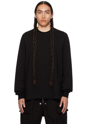 Rick Owens Black Crewneck Sweatshirt