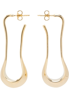 LEMAIRE Gold Short Drop Earrings