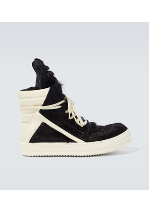 Rick Owens Geobasket high-top leather sneakers