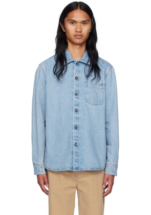 A.P.C. Blue Vittorio Denim Shirt