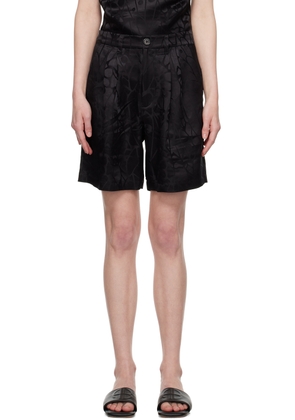 ANINE BING Black Carrie Shorts