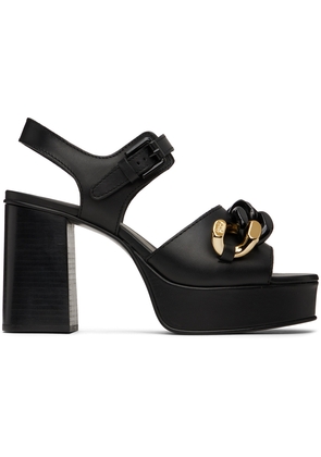 See by Chloé Black Monyca Platform Mules