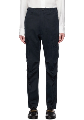 TOM FORD Navy Cuffed Cargo Pants