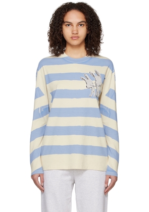 Stella McCartney Off-White & Blue Bunny Long Sleeve T-Shirt