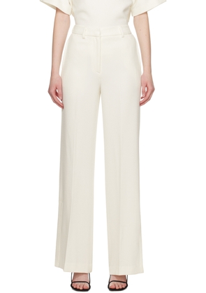 ANINE BING Off-White Lyra Trousers