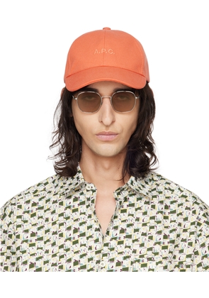 A.P.C. Orange Charlie Cap