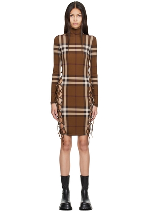 Burberry Brown Licia Midi Dress