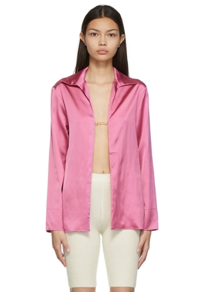 JACQUEMUS Pink 'La Chemise Notte' Shirt