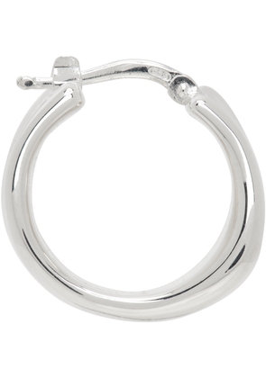 Jil Sander Silver Hoop Single Earring