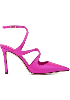 Jimmy Choo Pink Azia 95 Pumps