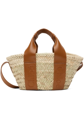 Chloé Beige Small Sense Basket Tote