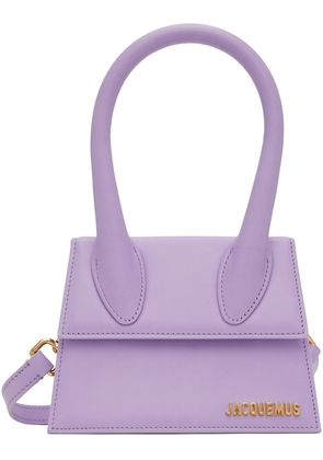 JACQUEMUS Purple Le Papier 'Le Chiquito Moyen' Bag