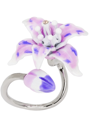 Acne Studios Silver Flower Ring