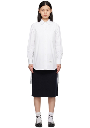 Thom Browne White Twisted Shirt