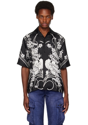 AMIRI Black Floral Shirt