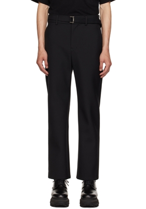 sacai Black Suiting Bonding Trousers