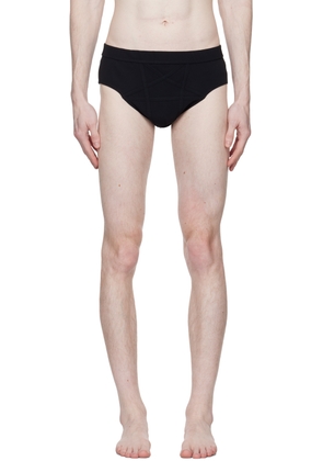 Rick Owens Black Penta Swim Briefs