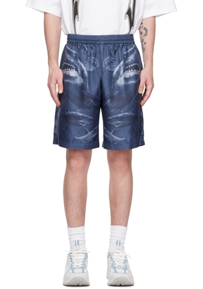 Burberry Blue Shark Shorts