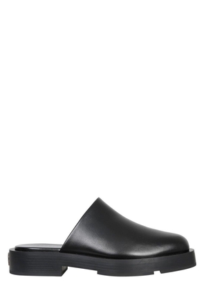 Givenchy 4g Plaque Squaretoe Mules