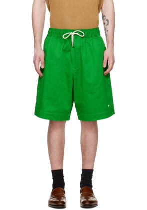 Emporio Armani Green Oversized Shorts