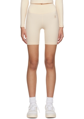 Sporty & Rich Beige Runner Shorts