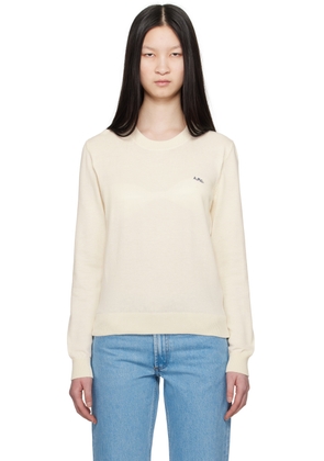 A.P.C. Off-White Victoria Sweater