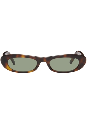 Saint Laurent Tortoiseshell SL 557 Shade Sunglasses