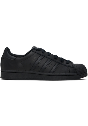 adidas Originals Black Superstar Sneakers