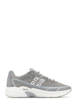 Givenchy Light Grey Suede And Mesh Nfnty-52 Sneakers