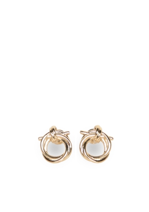 Ferragamo Gold Hook Evo Earrings