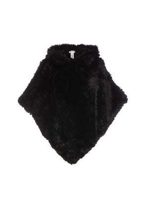 Liu-Jo Faux Fur Poncho