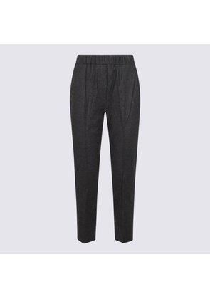 Antonelli Dark Grey Wool Blend Pants