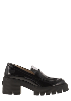 Stuart Weitzman Soho - Leather Moccasin With Midsole