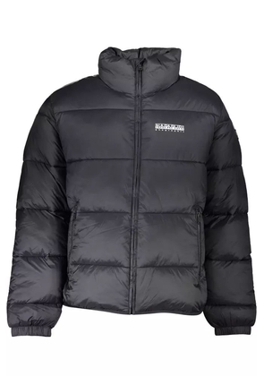 Napapijri  Black Polyamide Jacket - XL