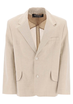 single-breasted jacket titled the - 50 Beige