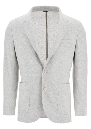 cashmere jersey blazer for a - 48 Grey