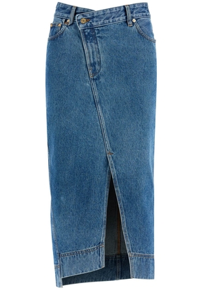 denim skirt the skirt of - 26 Blue