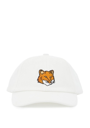 fox head baseball cap - OS White